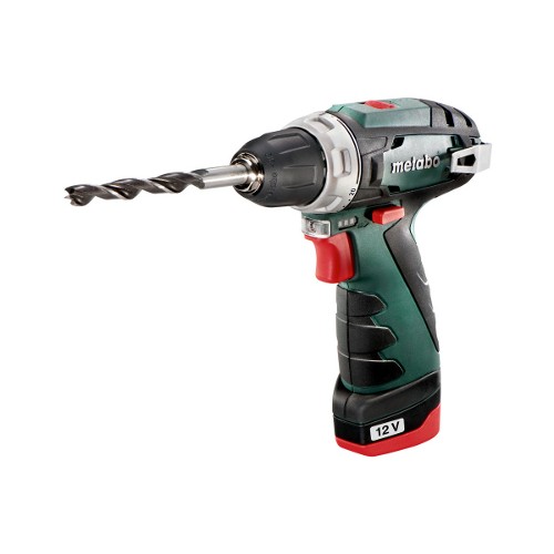 Akumulátorová vŕtačka so skrutkovačom Metabo PowerMaxx BS Basic, (2x 12/2.0Ah batéria a nabíjačka)